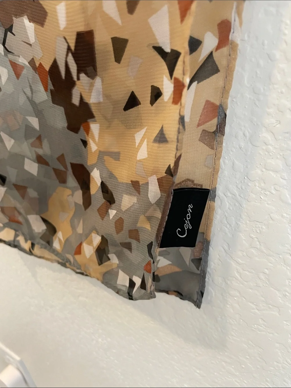 Cejon Multi-Neutral Abstract Geo Scarf